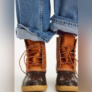 L.L. Bean Leather Bean Boots 7